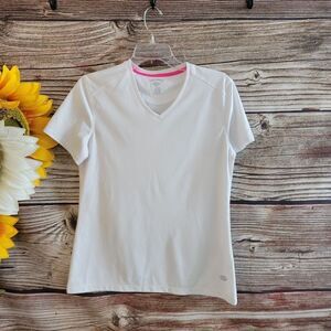 Reel Legends short Sleeve Women's 14 pullover top white Pre-owned